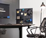Clamp-on Desk Pegboard
