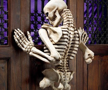 Ascending Evil Climbing Skeleton Wall Sculpture Ascending Evil Climbing Skeleton Wall Sculpture