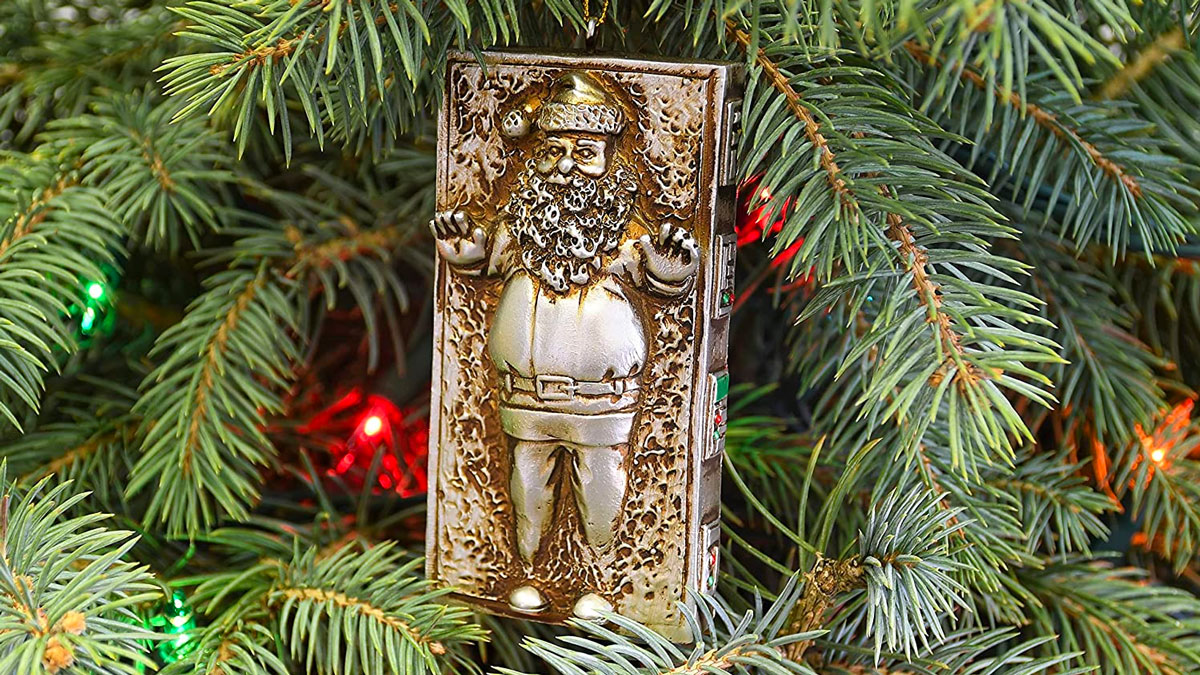 Santa Frozen in Carbonite Christmas Ornament Santa Frozen in Carbonite Christmas Ornament