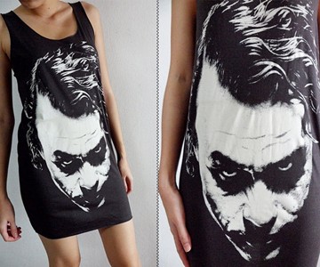 The Joker Mini Dress Closeup
