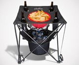 Collapsible Folding Camping Table with Insulated Cooler