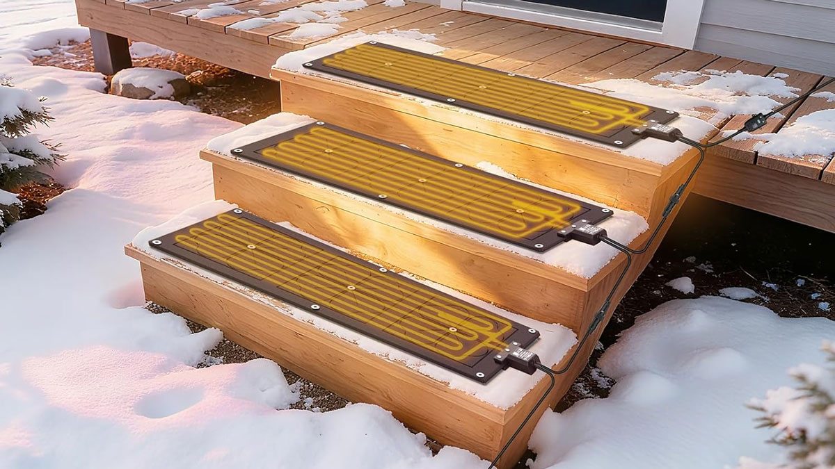 Snow-Melting Stair Mat Snow-Melting Stair Mat