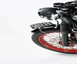 Steampunk Motorcycle with Firing Machine Guns