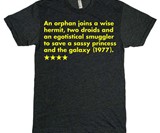Single Sentence Film Summary T-Shirts