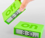 Flip On/Off Alarm Clock