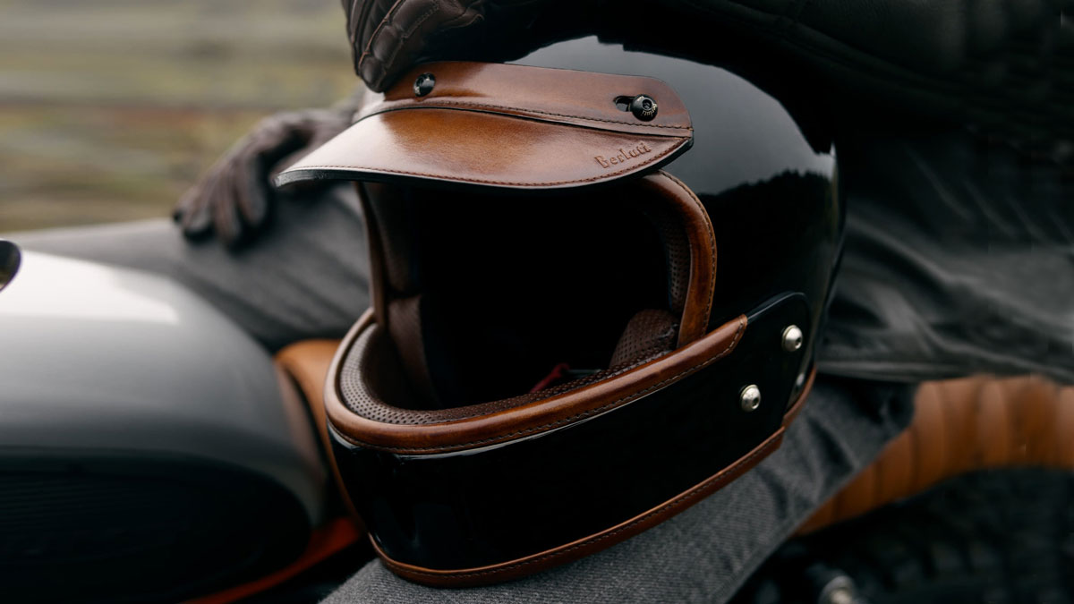 Berluti Leather Motorcycle Helmet Berluti Leather Motorcycle Helmet