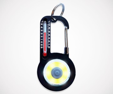 TempaBright Thermometer & LED Carabiner