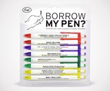 Borrow My Pen Subversive Pen Set