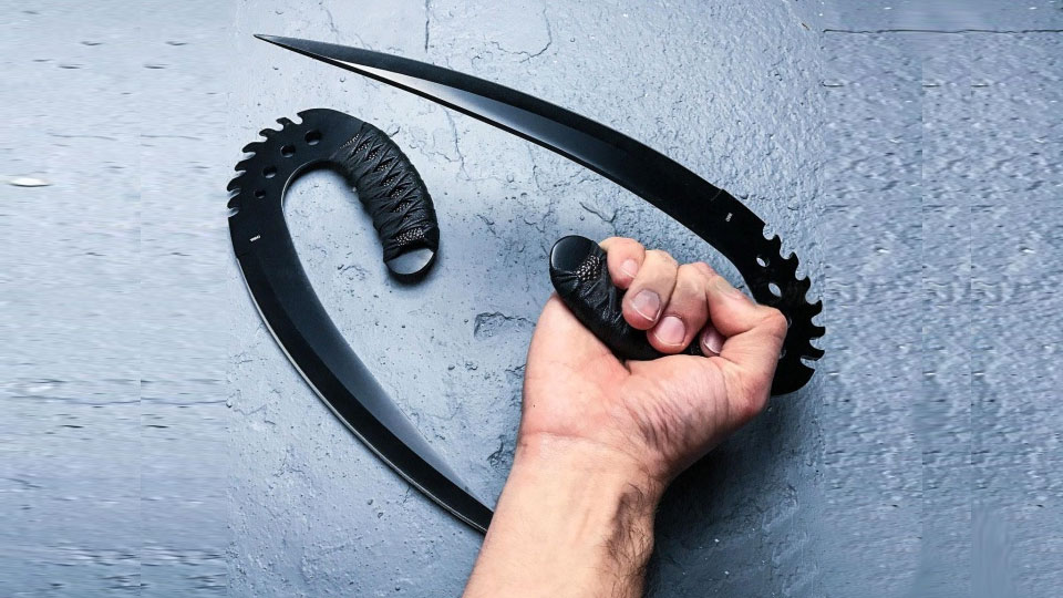 12" Saber Claws - Karambit Swing Blades 12" Saber Claws - Karambit Swing Blades