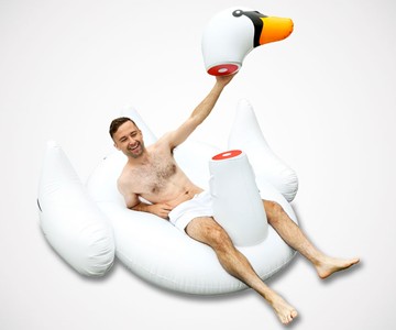 Decapitated Swan Pool Float Decapitated Swan Pool Float