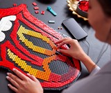 LEGO Rolling Stones Tongue & Lips Art