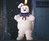 Stay Puft Marshmallow Man Candle