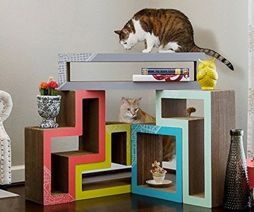 Tetromino Modular Cat Trees Tetromino Modular Cat Trees