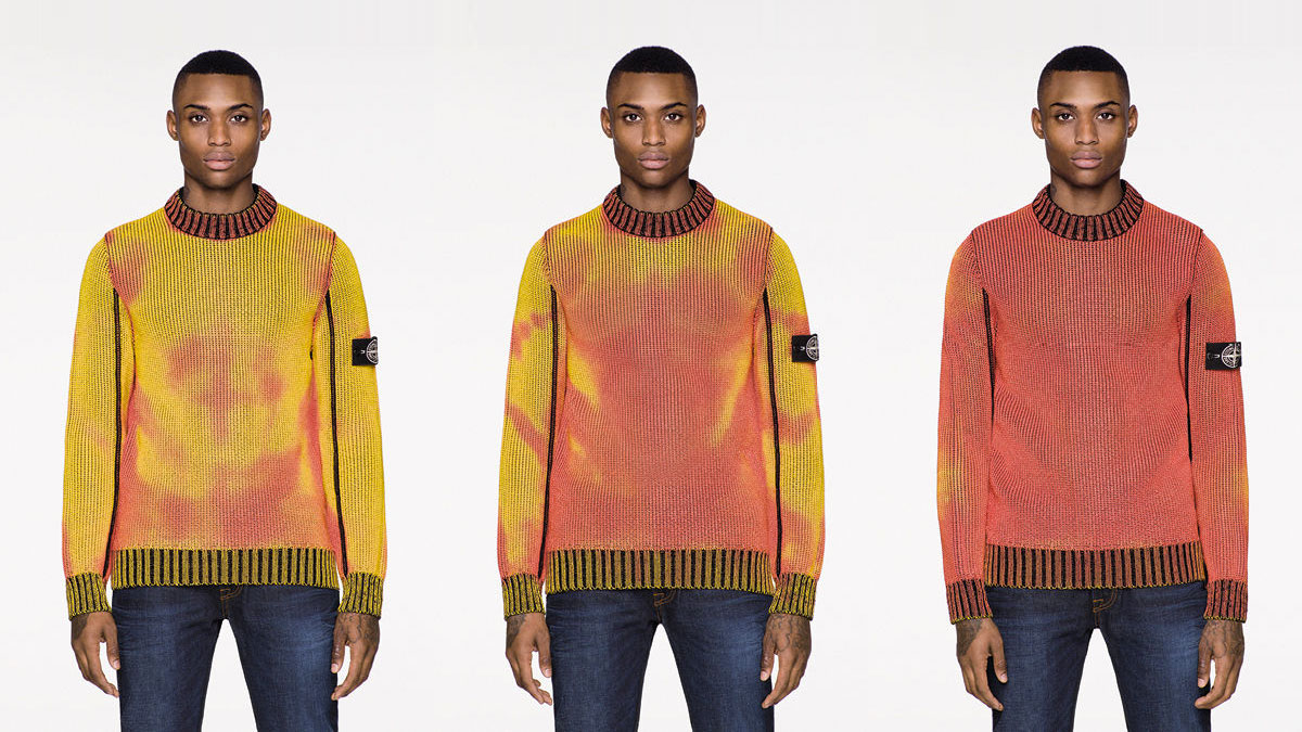 Stone Island Ice Knit Heat Sensitive Sweaters Stone Island Ice Knit Heat Sensitive Sweaters