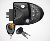RVLock V4 Keyless Entry Handle with Keypad & Fob