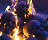 Skull Fireplace