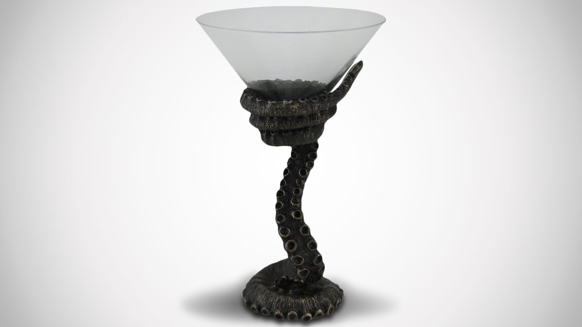 Octopus Tentacle Martini Glass Octopus Tentacle Martini Glass