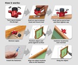 Keyhole Companion - No-Measure Keyhole Slot Marker