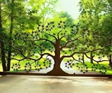Handcrafted Metal Tree Driveway & Side Gates