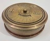 Nautical Brass 100-Year Calendar Compass