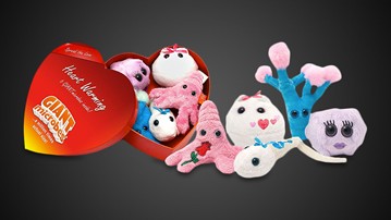 Giant Microbes Heart Warming Gift Box Giant Microbes Heart Warming Gift Box