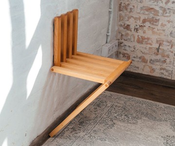 Wall-Mounted Folding Chair Wall-Mounted Folding Chair