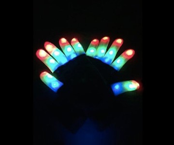 Flashing Finger LED Gloves Flashing Finger LED Gloves