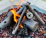 Fire Pit Steel Log Set