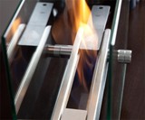 Tabletop Fireplace - Closeup View of Components