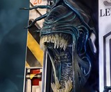 Life-Size Alien Queen Wall Sculpture