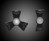 Stealth Fidget Spinner Aventador & B2 Set