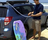 Solar-Heated Road Shower