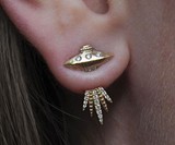 Alien Abduction UFO Earrings