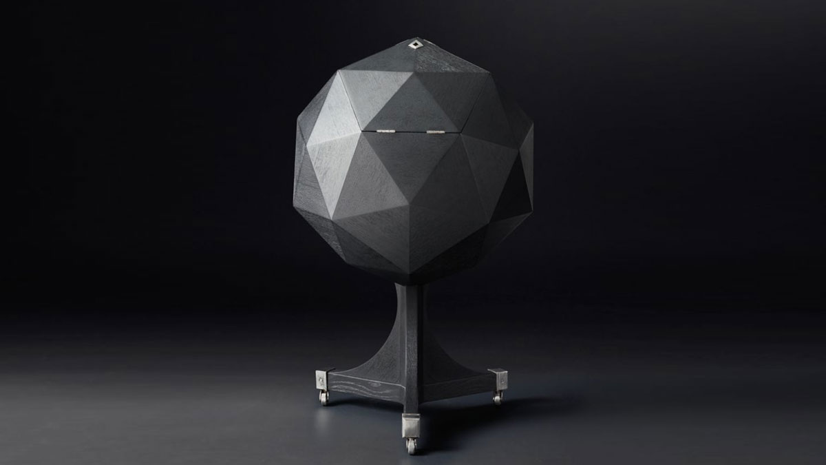 Polyhedron Bar Cart