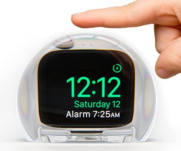 NightWatch Magnifying Clock Dock for Apple Watch