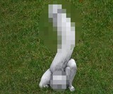 Cement Penis Garden Statue (NSFW)