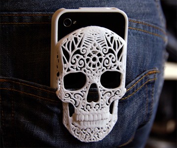 3D Printed Skull iPhone Case 3D Printed Skull iPhone Case