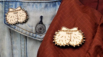 Friendship Test Pin Set Friendship Test Pin Set