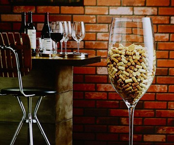 46"-Tall Wine Glass 46"-Tall Wine Glass