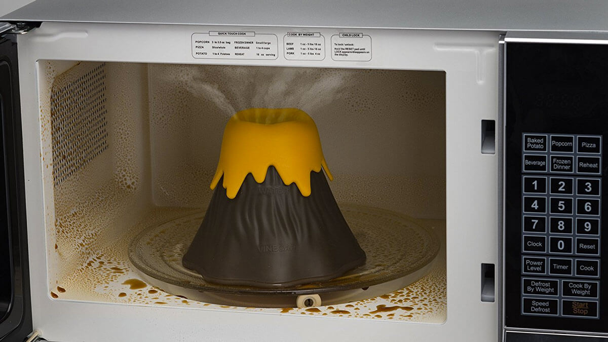 Eruption Disruption Volcano Microwave Cleaner Eruption Disruption Volcano Microwave Cleaner