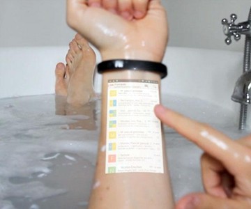 Cicret Human Touchscreen Bracelet Cicret Human Touchscreen Bracelet