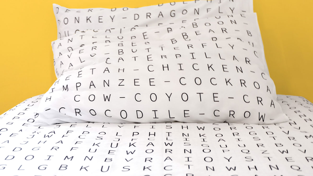 Word Search Bedding Word Search Bedding