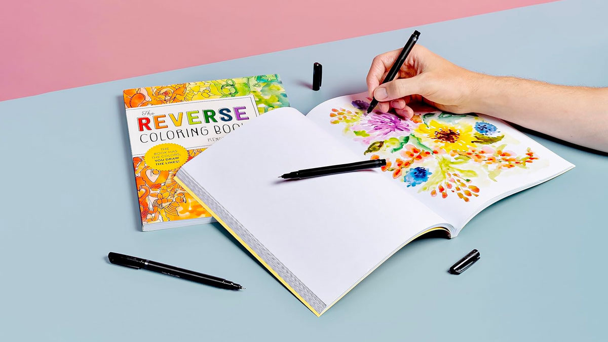 The Reverse Coloring Book