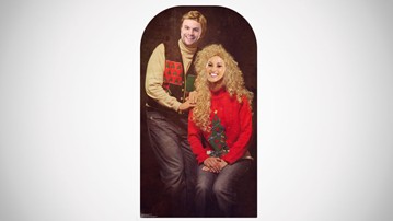 Ugly Christmas Sweater Portrait Life-Size Cardboard Cutout
