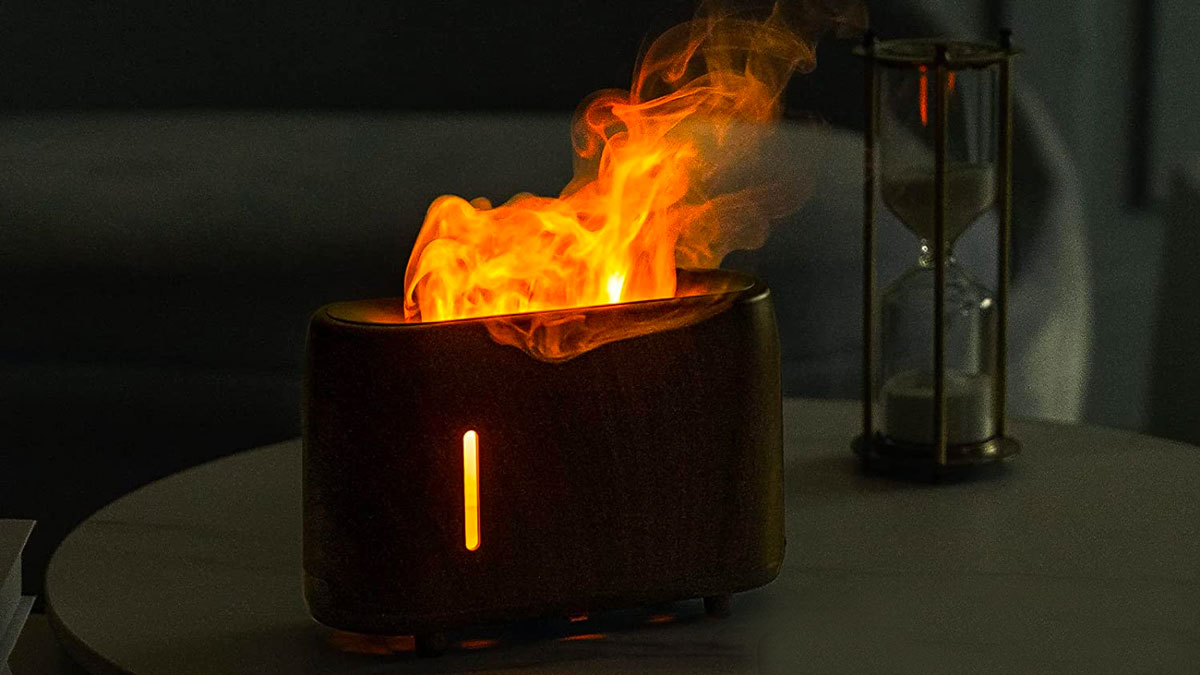 Heatless Flame Essential Oil Diffuser & Humidifier