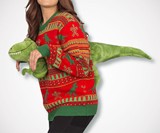 3D T-Rex Ugly Christmas Sweater