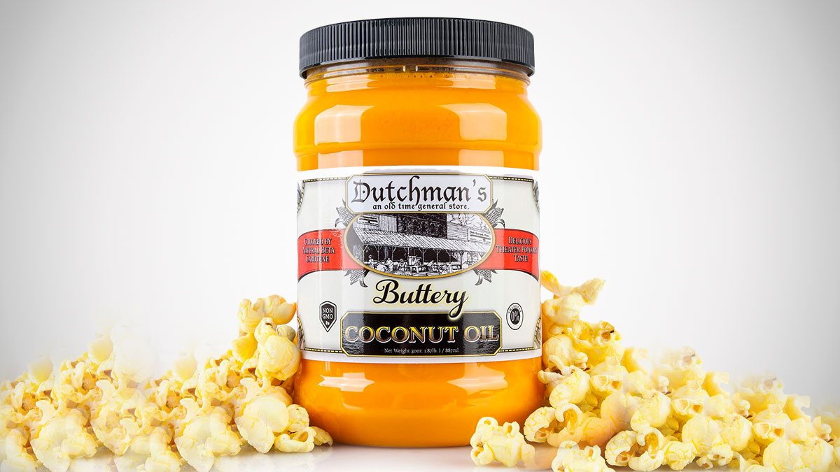 Dutchman's Buttery Coconut Oil for Popcorn Dutchman's Buttery Coconut Oil for Popcorn