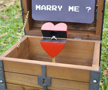 Legend of Zelda Proposal Chest Legend of Zelda Proposal Chest