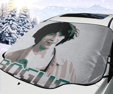 Keanu Reeves Bill & Ted Car Windshield Snow Cover