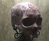 Hand-Carved Mandalorian Oath Skull